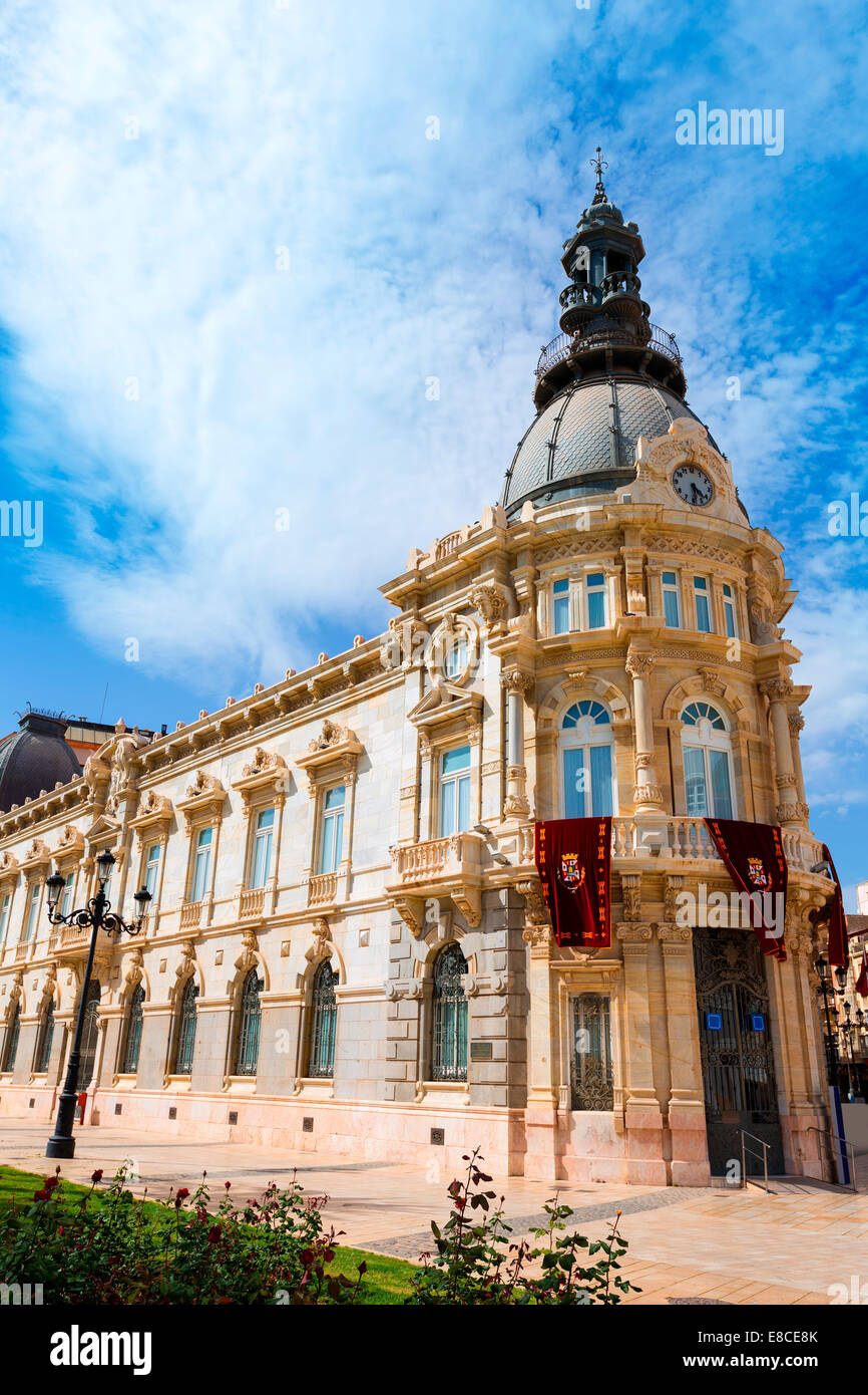 Ayuntamiento de Cartagena Rathaus in Murcia Spanien Stockfoto