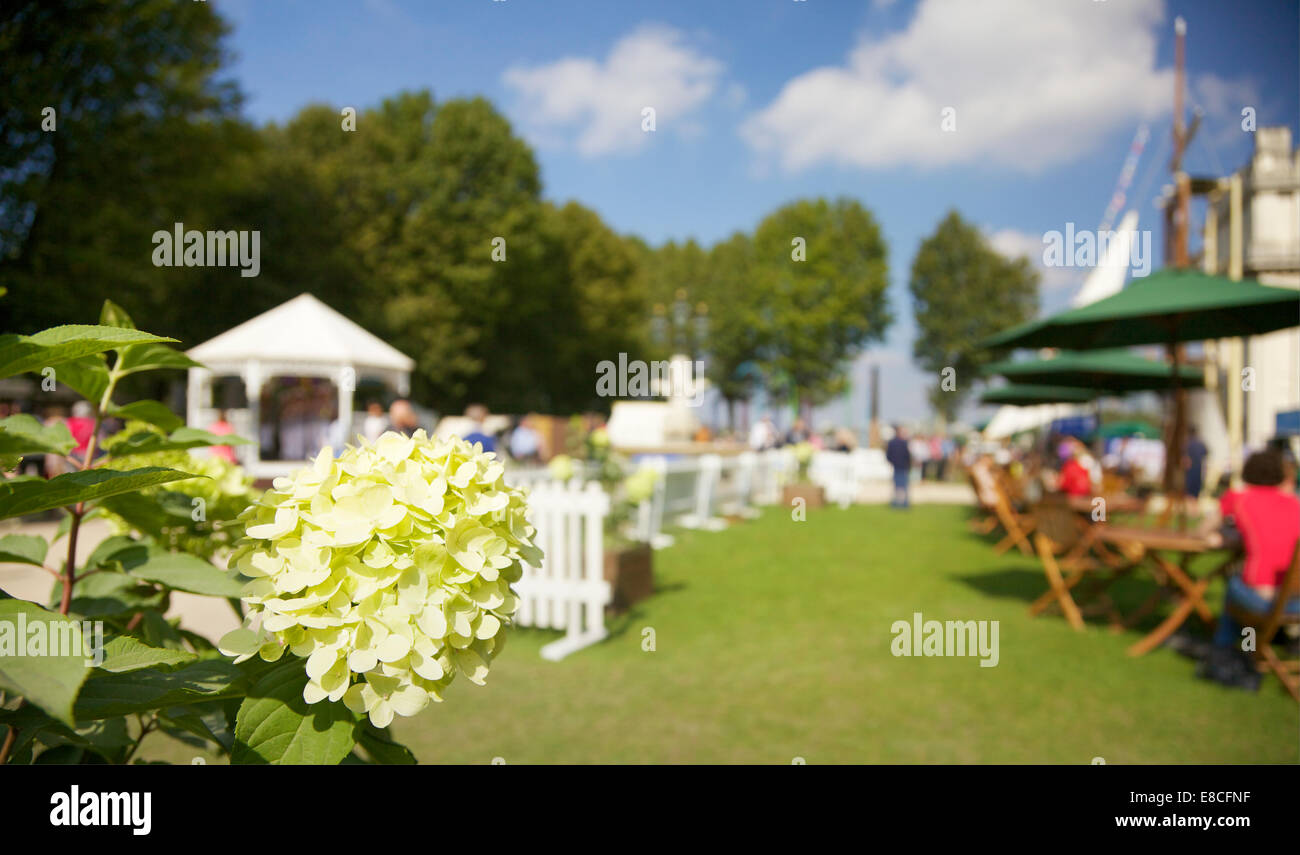 Bild von Greenwich groß Schiffe Festival aus einer anderen Perspektive. Stockfoto