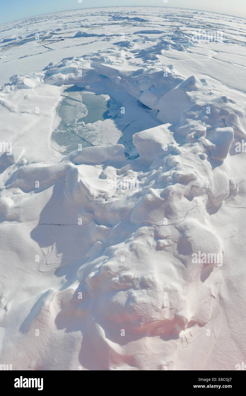 Abgedeckt GAP diesen Teil des arktischen Ozeans 1. September 2009 fast vollständig von Eis bedeckt ist. Stockfoto