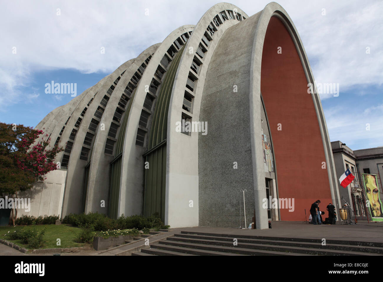 Erdbebensicher Kathedrale in Chile Stockfoto