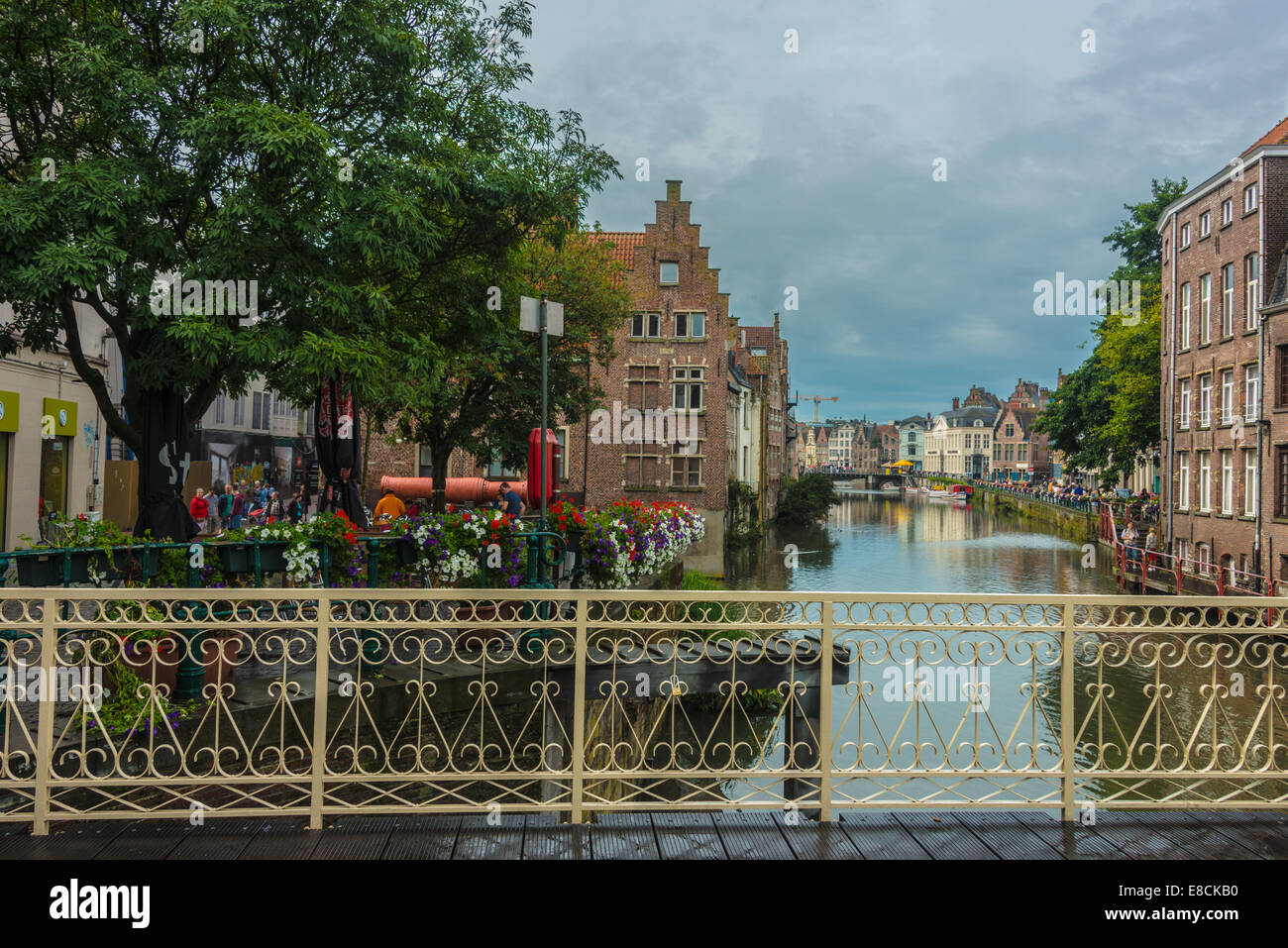 Gent Belgien Europa Tourist Stockfoto