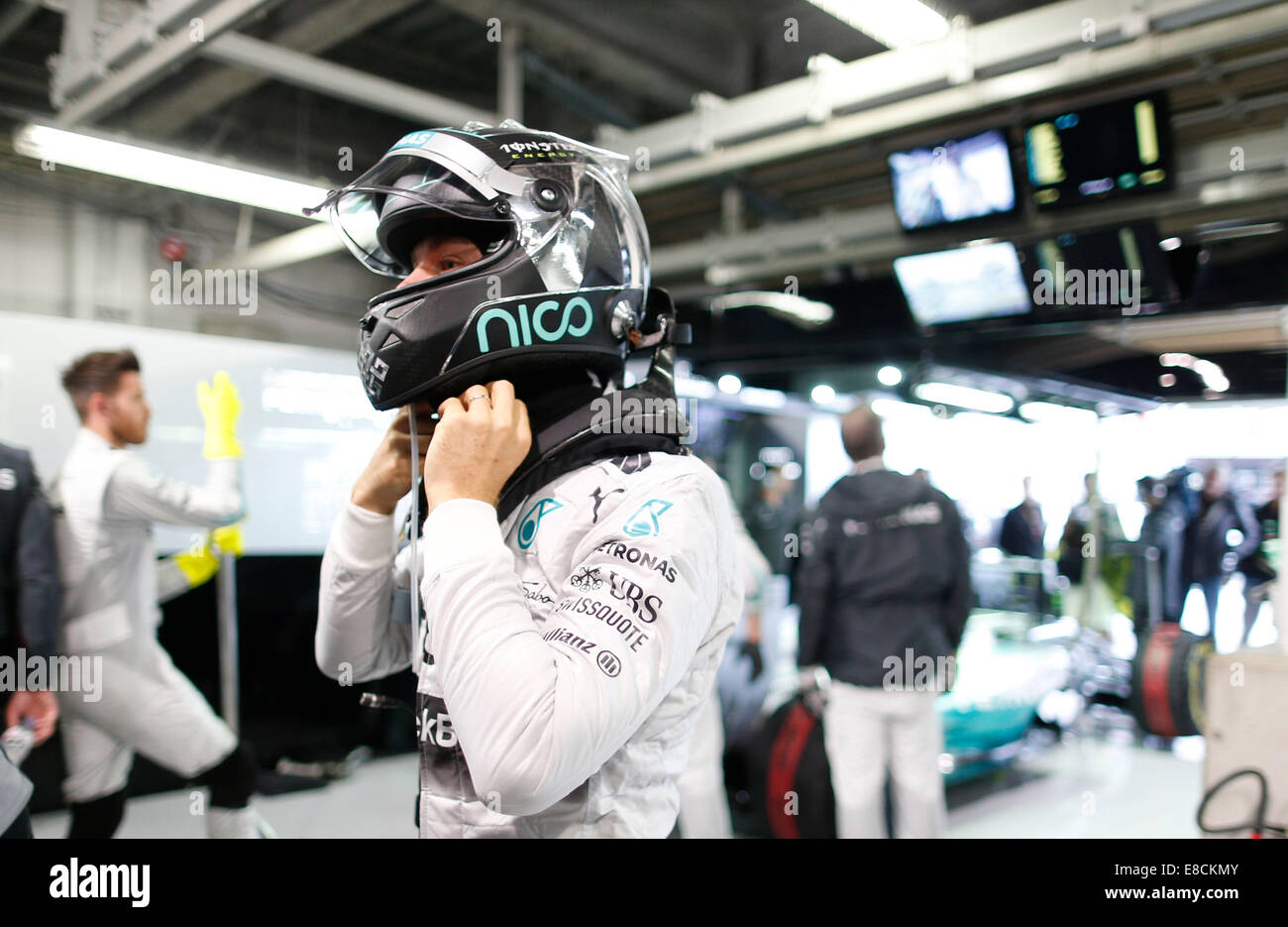 Motorsport: FIA Formel 1 Weltmeisterschaft 2014, Grand Prix von Japan, #6 Nico Rosberg (GER, Mercedes AMG Petronas F1 Team), Credit: Dpa picture-Alliance/Alamy Live News Stockfoto