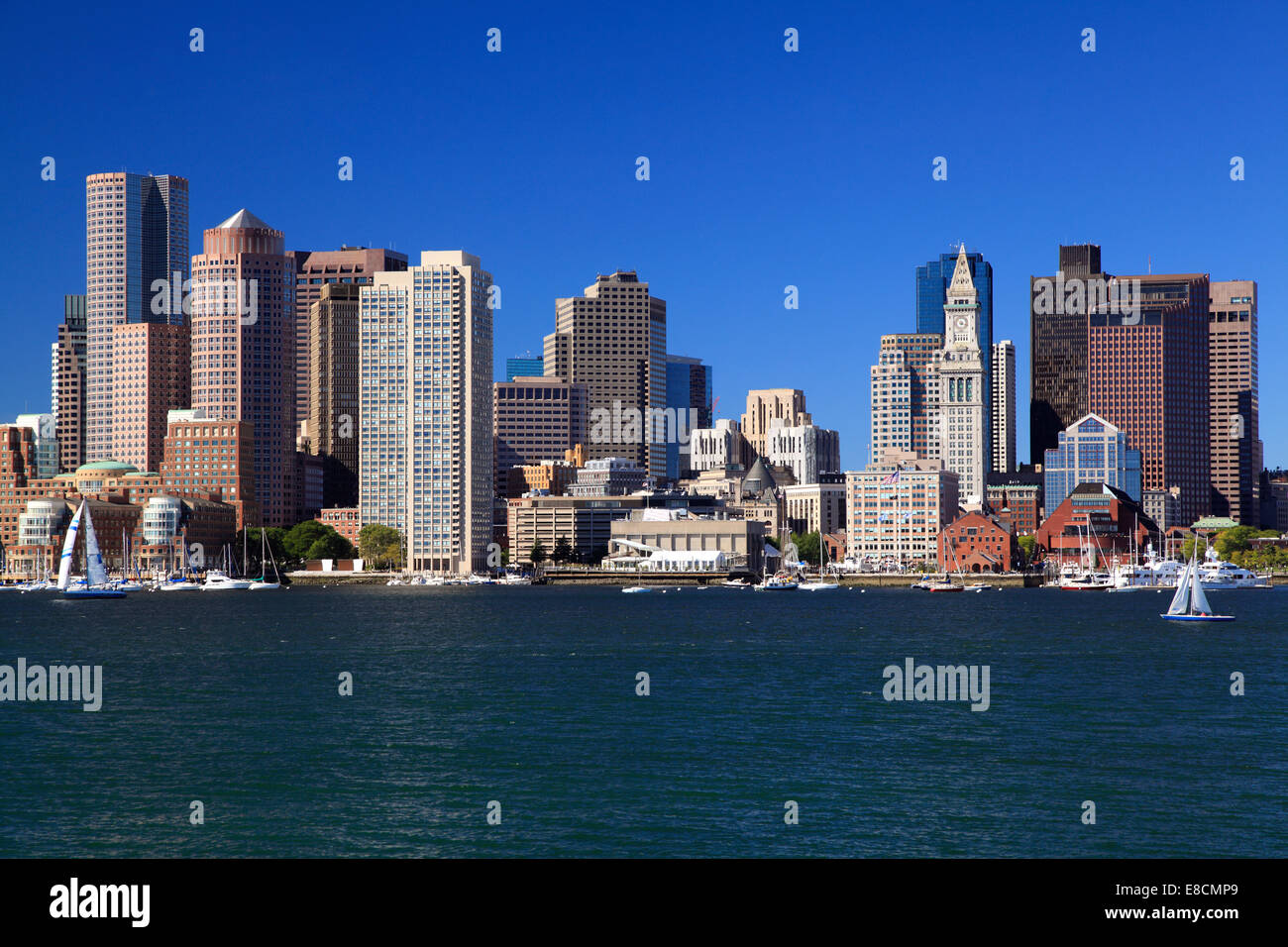 Skyline von Boston, USA Stockfoto