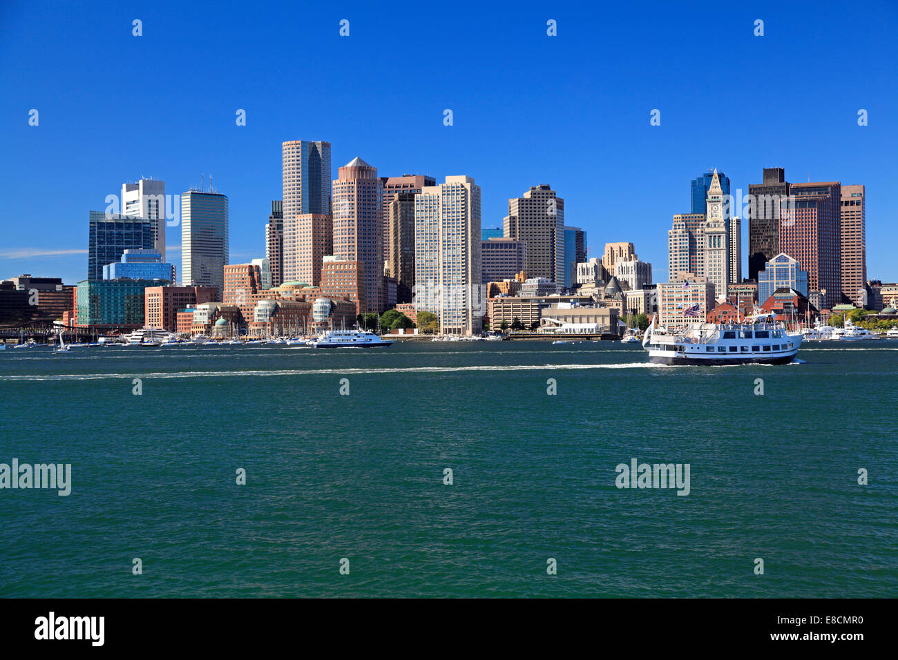 Skyline von Boston, USA Stockfoto