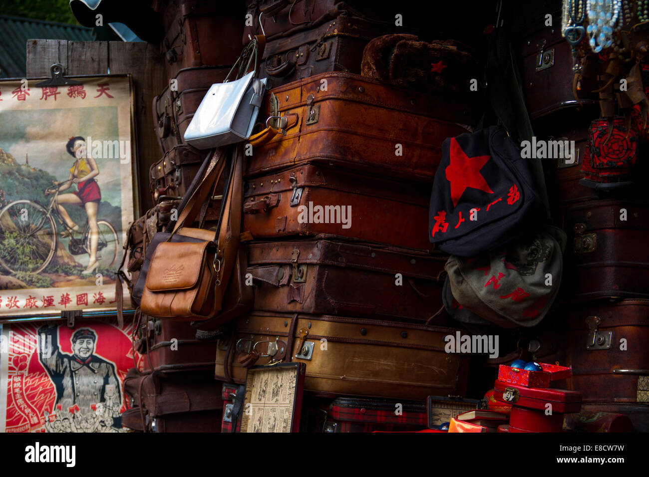 Chinesischen Markt in Shanghai Stockfoto