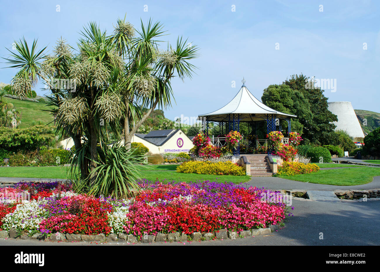 Runnymede Gärten in Ilfracombe, Devon, UK Stockfoto