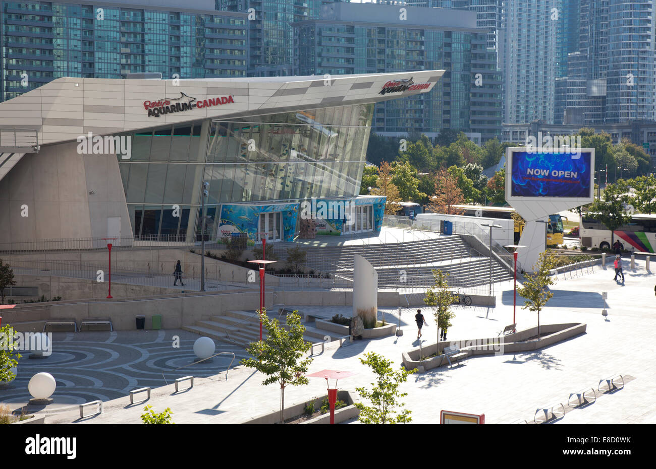 TORONTO-15. September 2014: Ripley es Aquarium Kanada sich am Fuß des CN Tower in Toronto. Stockfoto