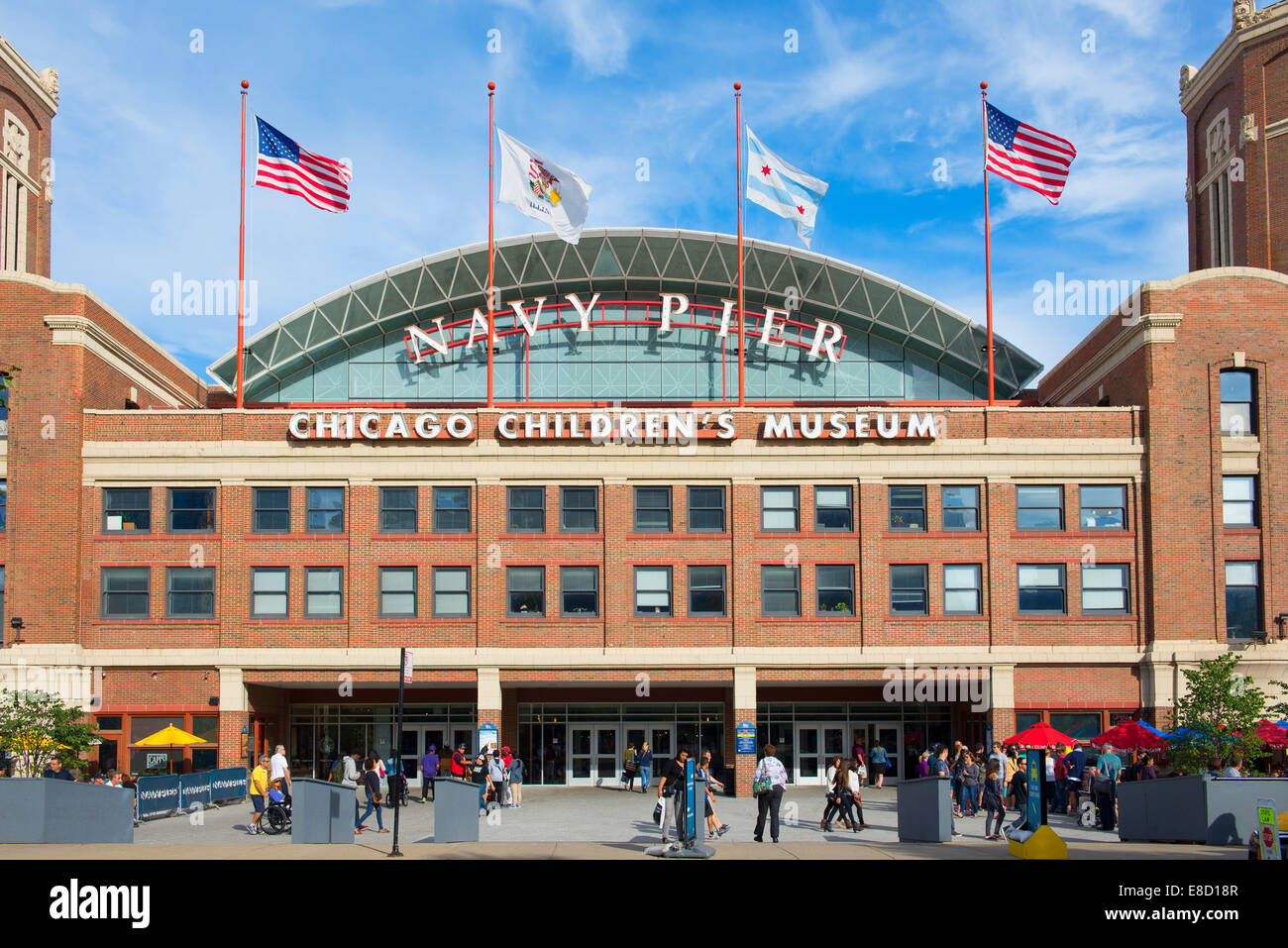 Navy Pier Chicago Kindermuseum Stockfoto