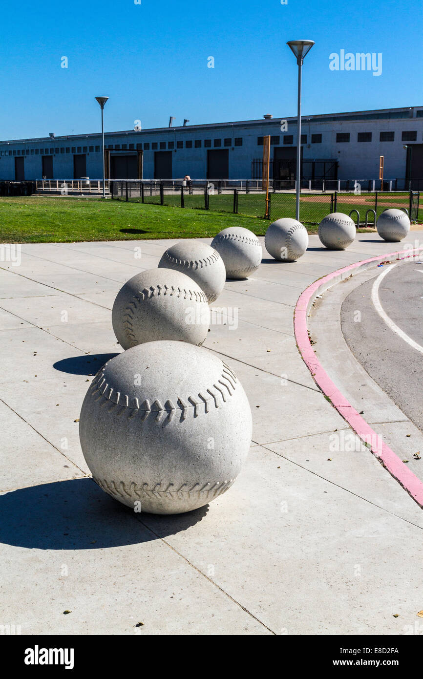 AT&T Ballpark in San Francisco nach Hause von der San Francisco Giants, die im Jahr 2014 in der National League Division Series sind Stockfoto