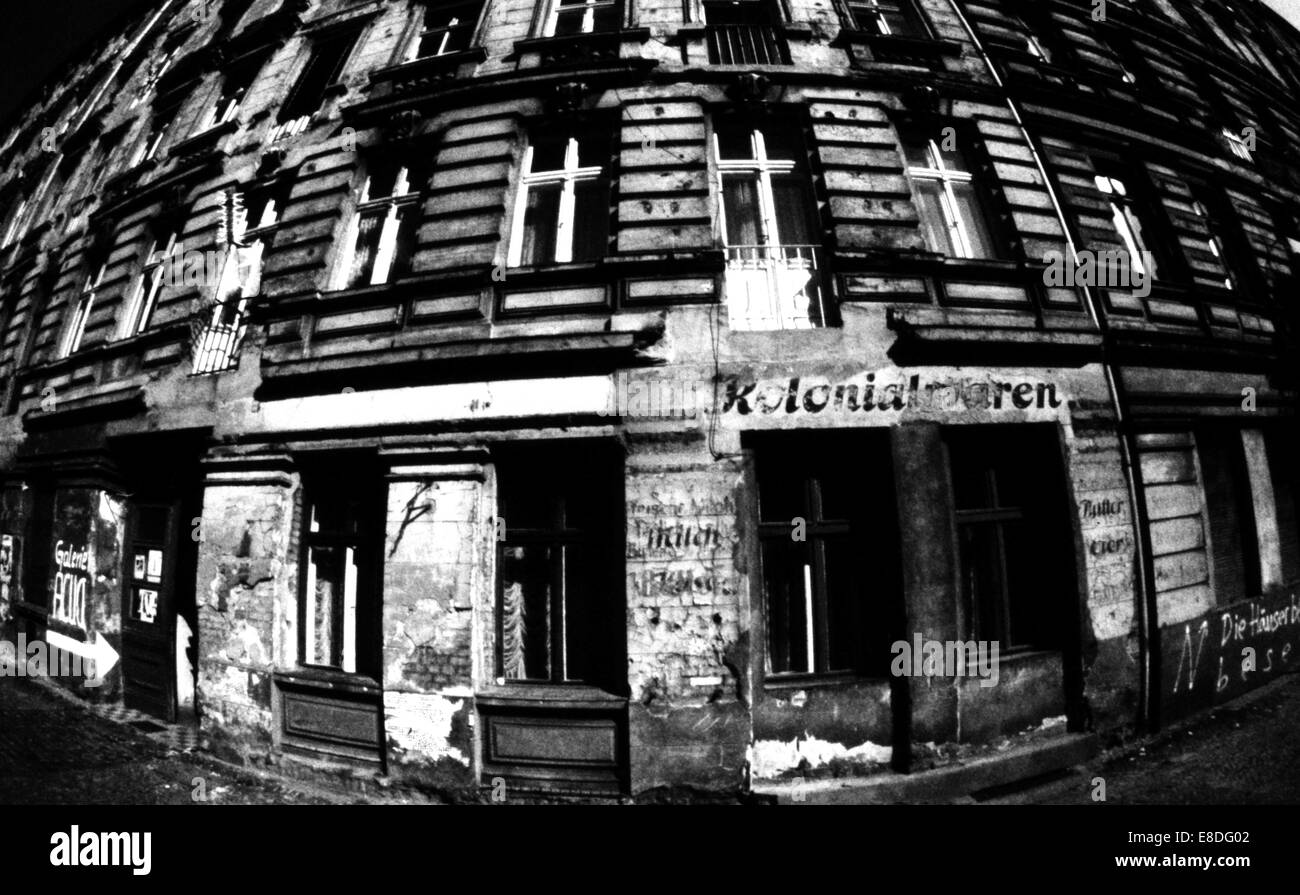 Ost-Berliner Fassade Stockfoto