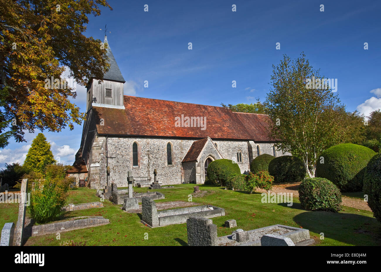 St. Peter und Paul Kirche, Exton, Hampshire, England Stockfoto