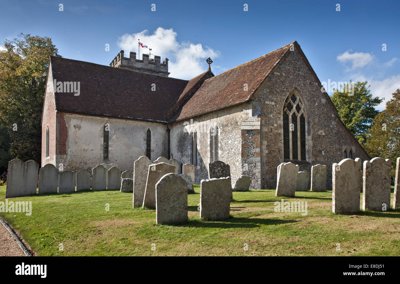 St. Peter und St. Paul Kirche, Soberton, Hampshire, England Stockfoto