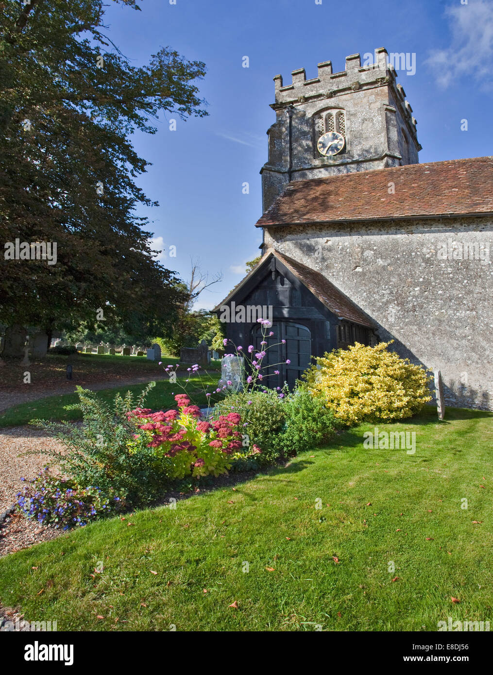 St. Peter und St. Paul Kirche, Soberton, Hampshire, England Stockfoto