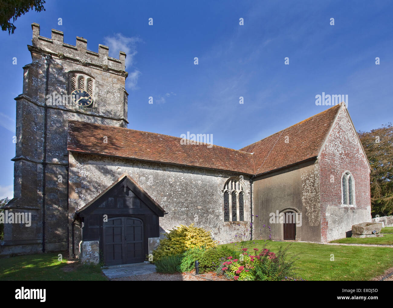 St. Peter und St. Paul Kirche, Soberton, Hampshire, England Stockfoto