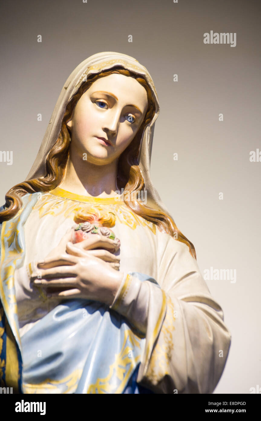 Statue der Jungfrau Maria. Stockfoto
