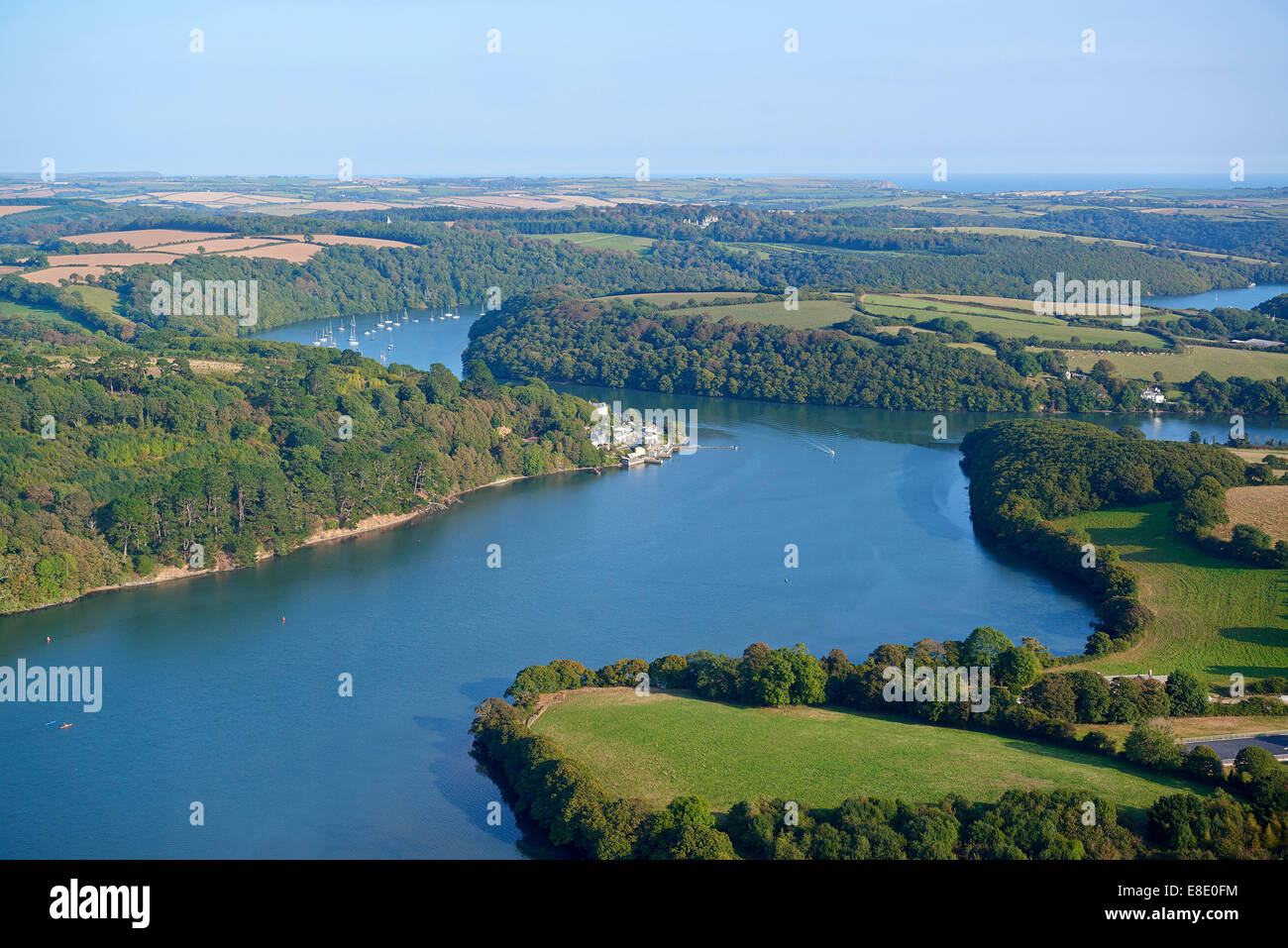Fluß Truro, östlich von Truro, Cornwall, SW England, UK Stockfoto