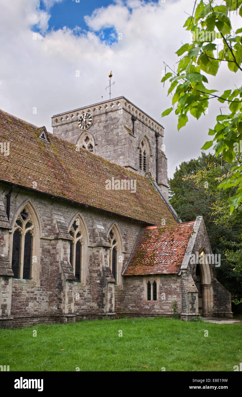 Allerheiligenkirche, Hursley, Hampshire, England Stockfoto