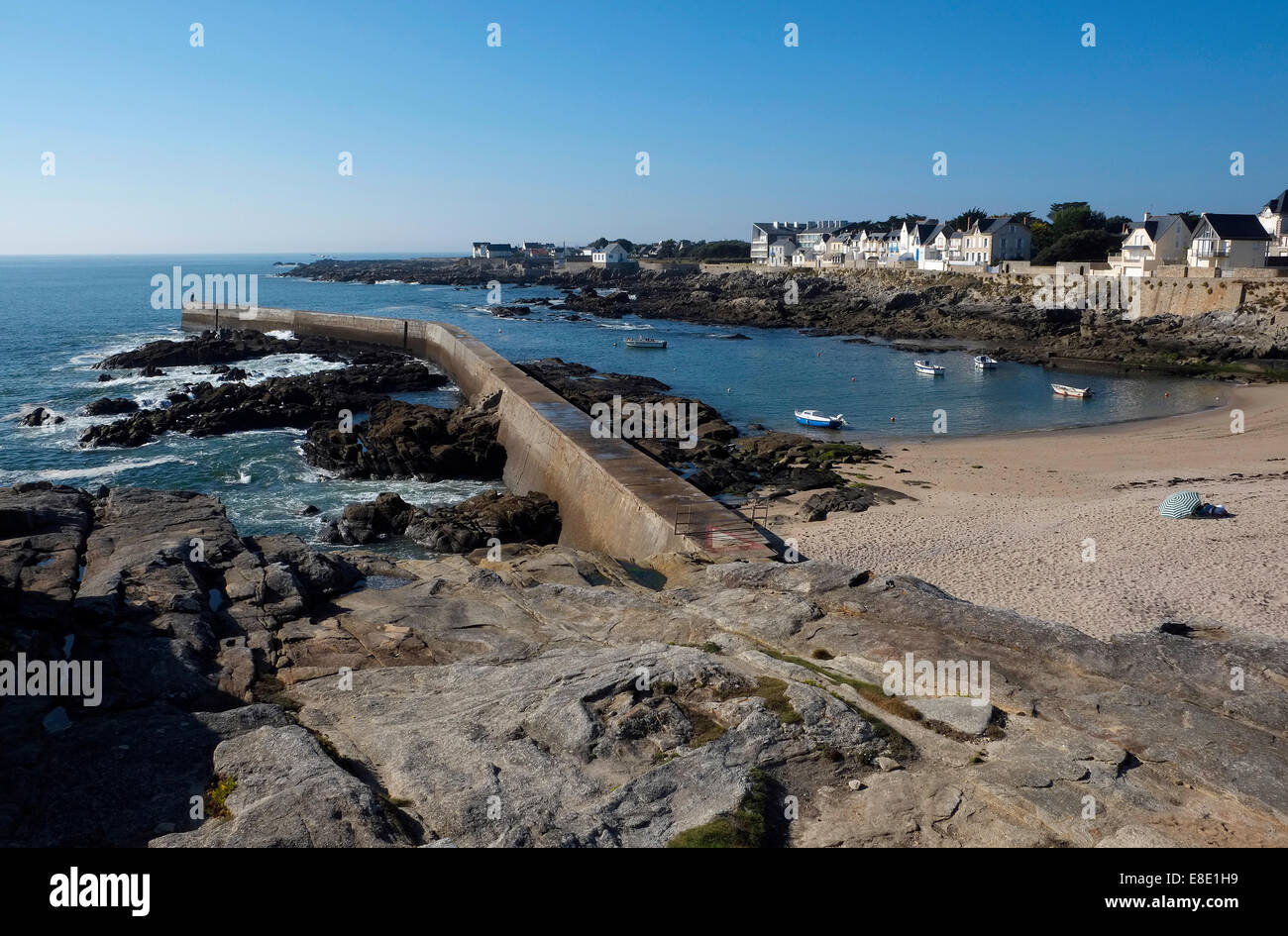 Batz-Sur-Mer, Loire Atlantique, Frankreich Stockfoto