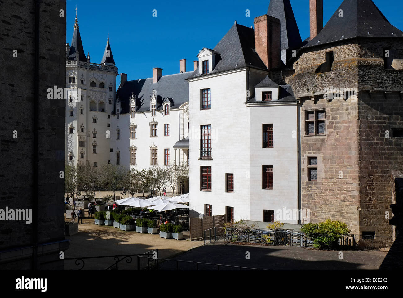 Schloss Nantes, Frankreich Stockfoto