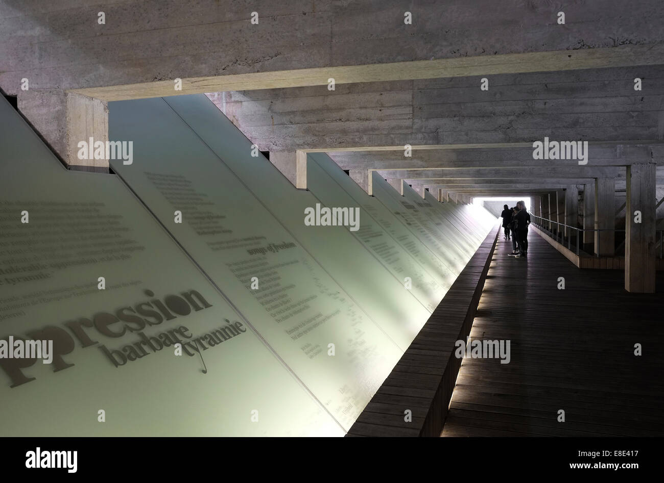 Denkmal für die Abschaffung der Sklaverei, Nantes, Frankreich Stockfoto