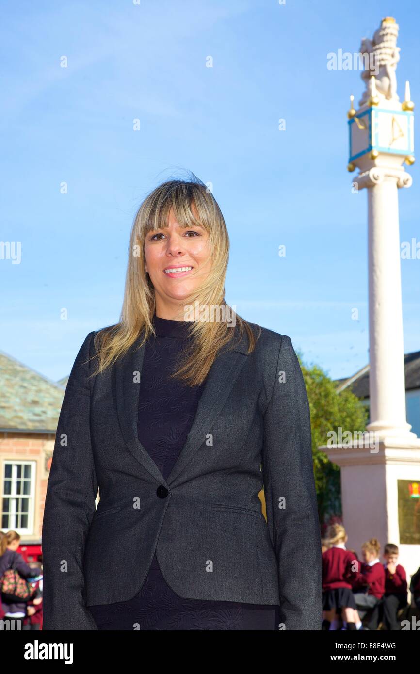 Lee Sherriff, Carlisle Labours prospektive Parlamentskandidatin. Carlisle, Cumbria, England, Vereinigtes Königreich. Stockfoto