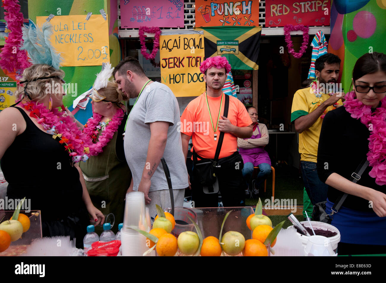 Jährliche Notting Hill Carnival in London 2014 Stockfoto