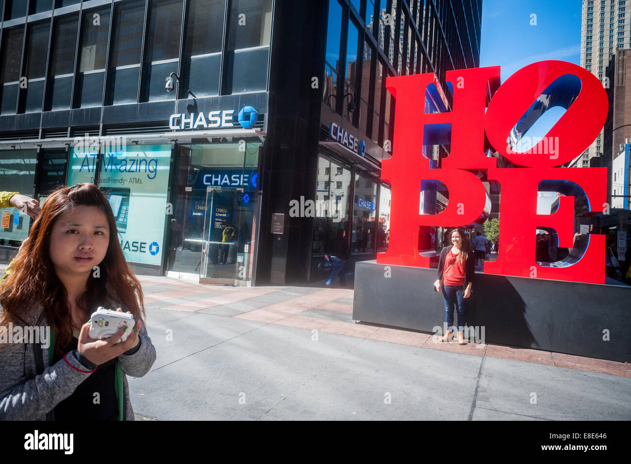 JPMorgan Chase Bank in Midtown in New York Stockfoto