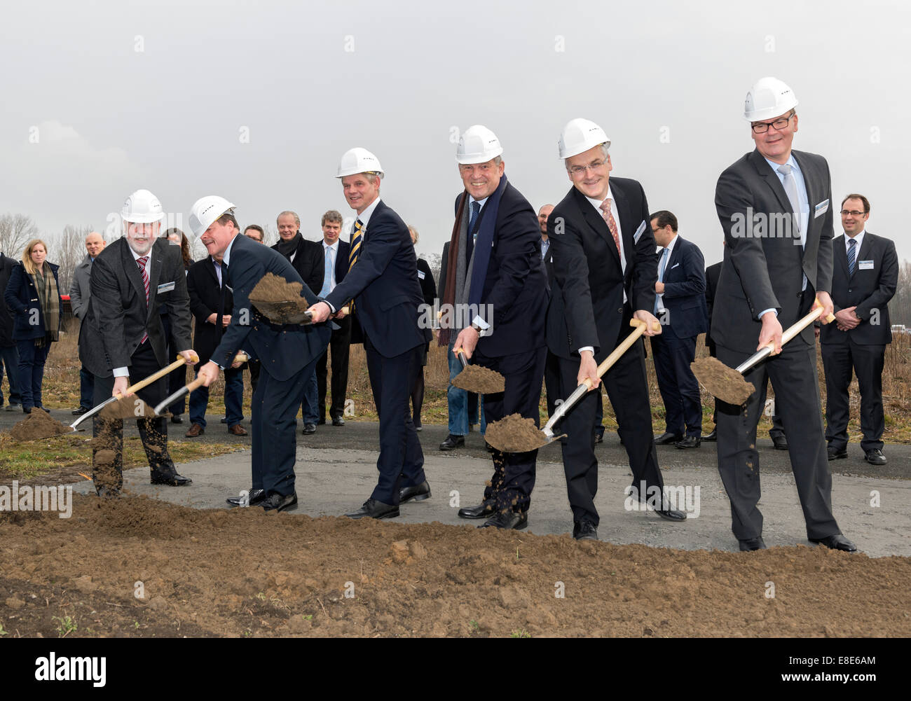 Salzgitter, Deutschland, ALSTOM Salzgitter Spatenstich Logistikzentrum Stockfoto