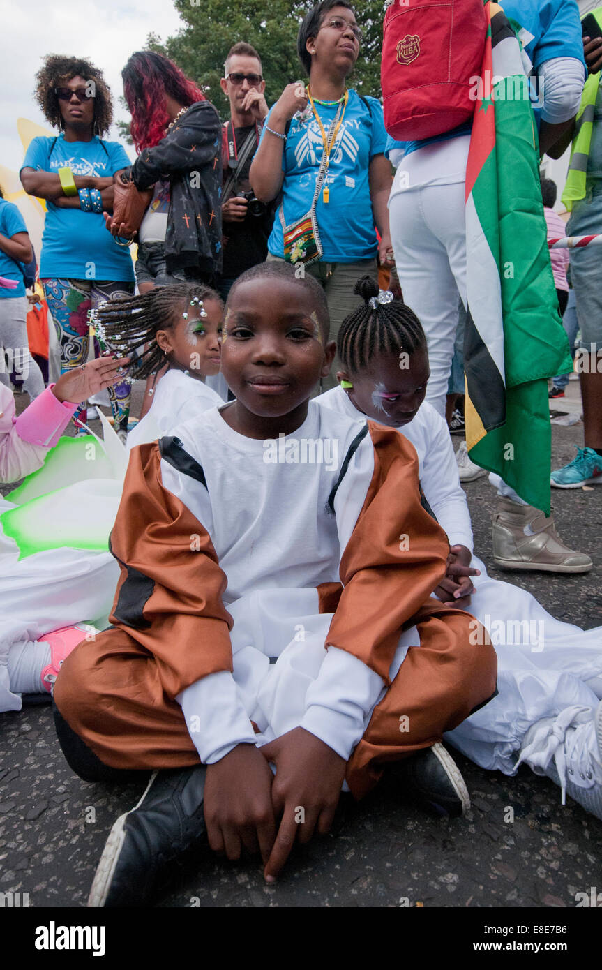Jährliche Notting Hill Carnival in London 2014 Stockfoto