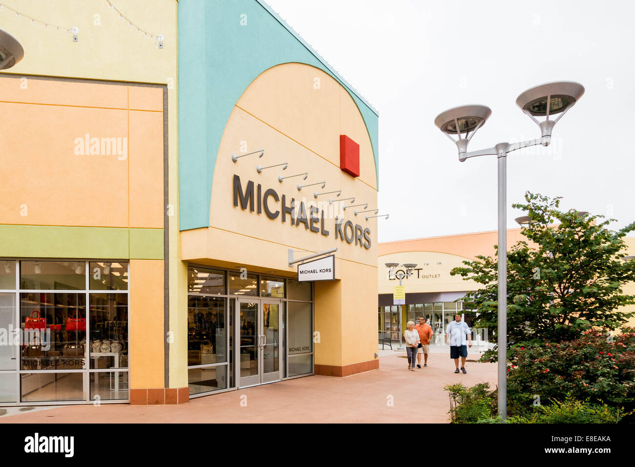 Eine Michael Kors Bekleidungsgeschäft in The Outlet Shoppes in Oklahoma City.  Oklahoma, USA, eine Factory Outlet Mall. Stockfoto