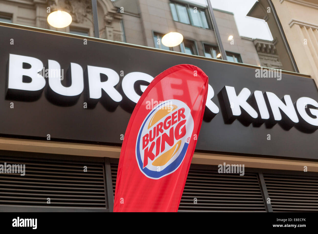 Burger King Logo Stockfoto