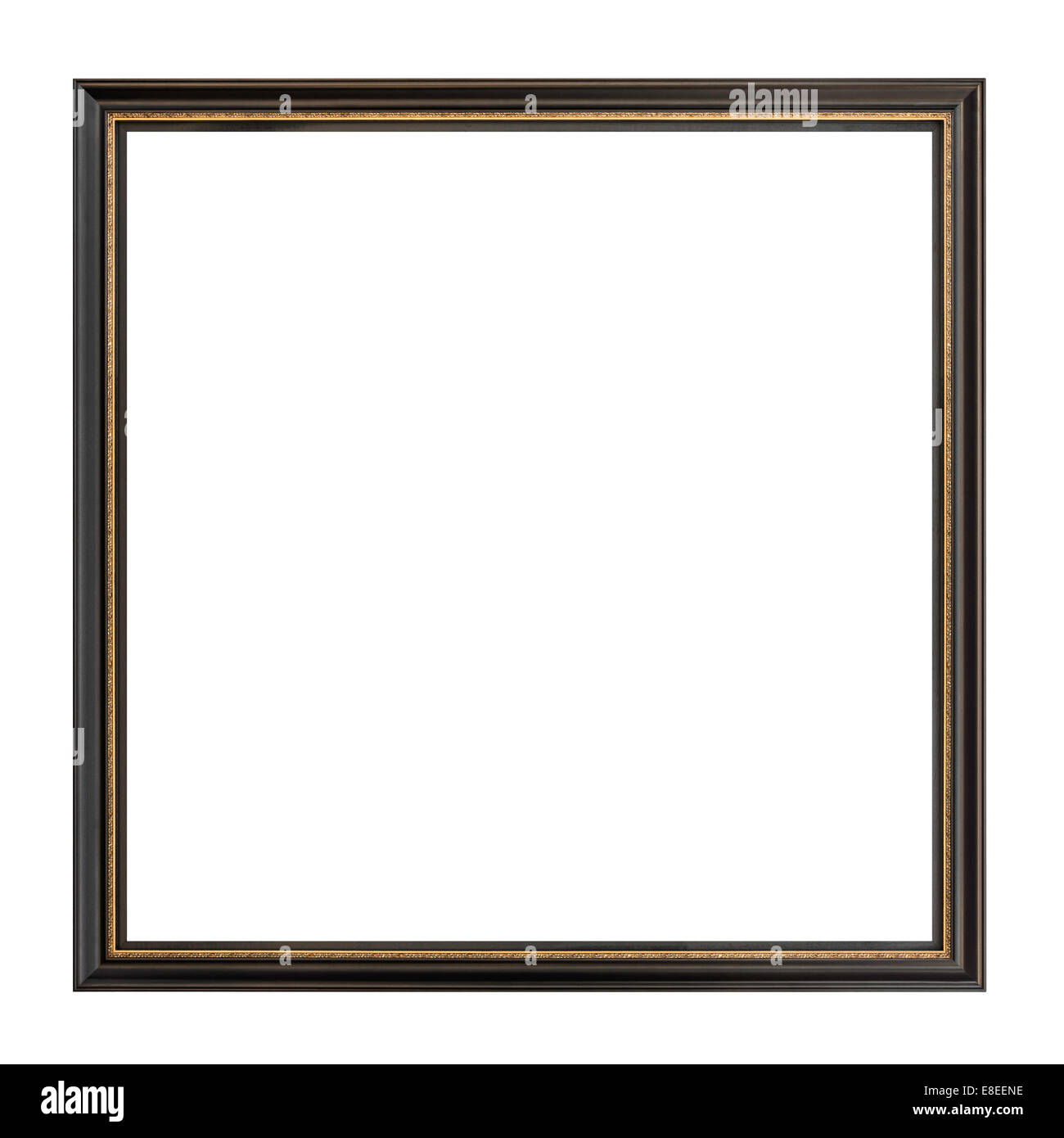 Hohe Auflösung leeren quadratischen Rahmen isoliert auf weißem Hintergrund Stockfoto