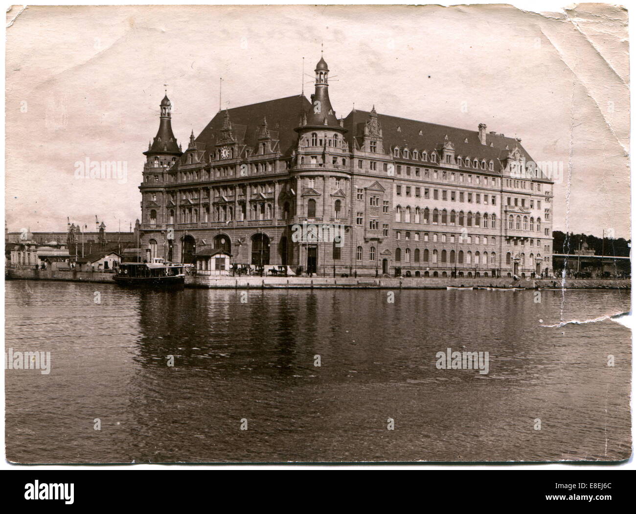 Konstantinopel, Türkei - Haidar Pacha Station, auf der asiatischen Seite des Bosporus im Stadtteil Üsküdar, in der Zeit um 1900. © Igor Golovniov/ZUMA Wire/ZUMAPRESS.com/Alamy Live-Nachrichten Stockfoto