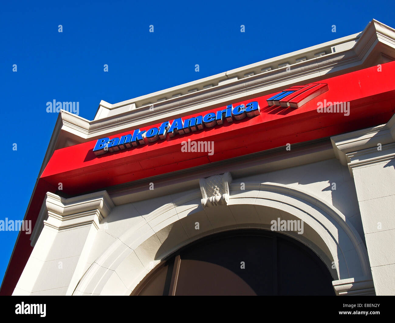 Bank of America Niederlassung, Castro Street San Francisco Stockfoto