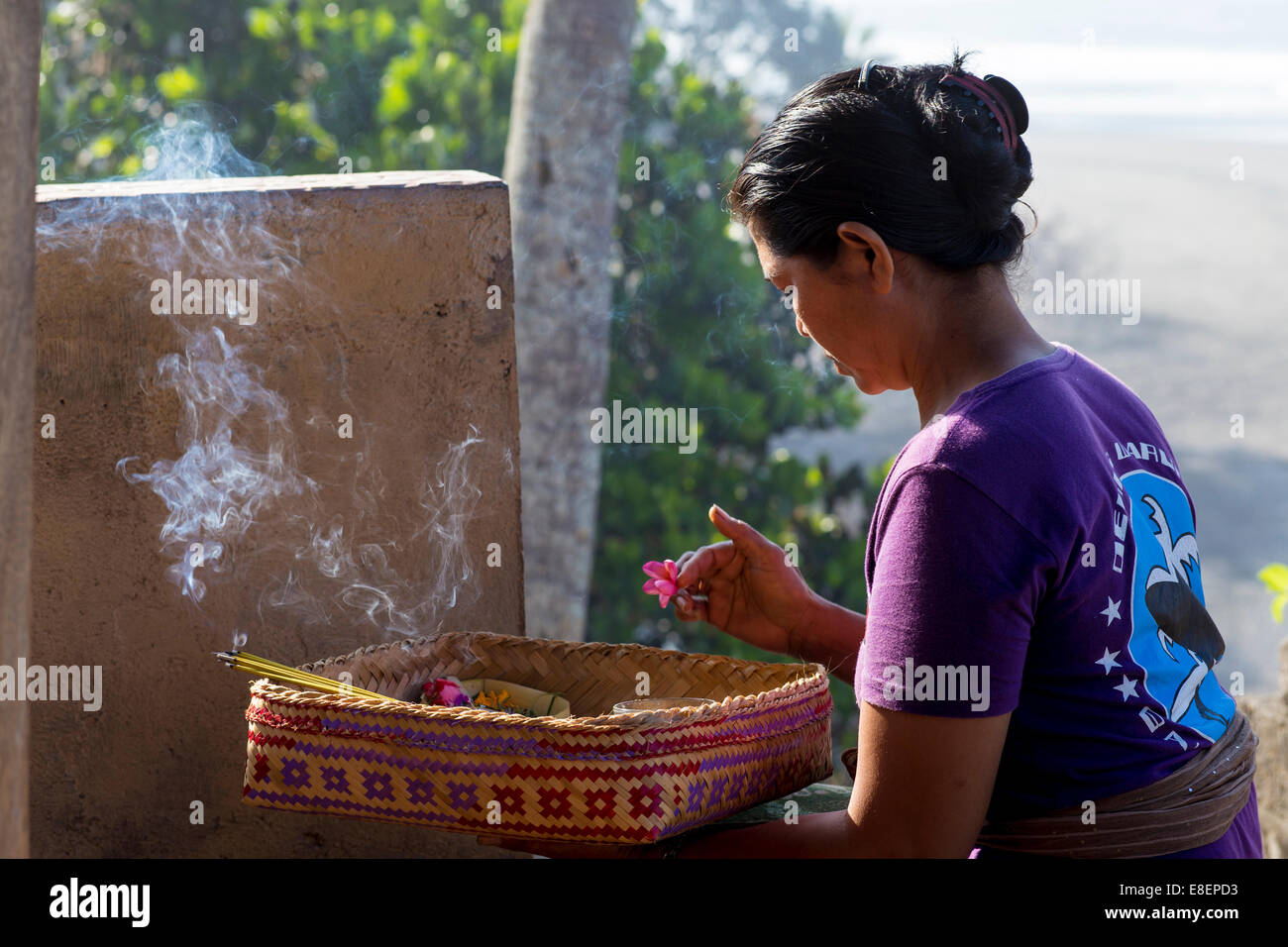 Balinesische Religion Zeremonie. Bali.Indonesia. Stockfoto Balinesische Religion Zeremonie. Bali.Indonesia. Stockfoto