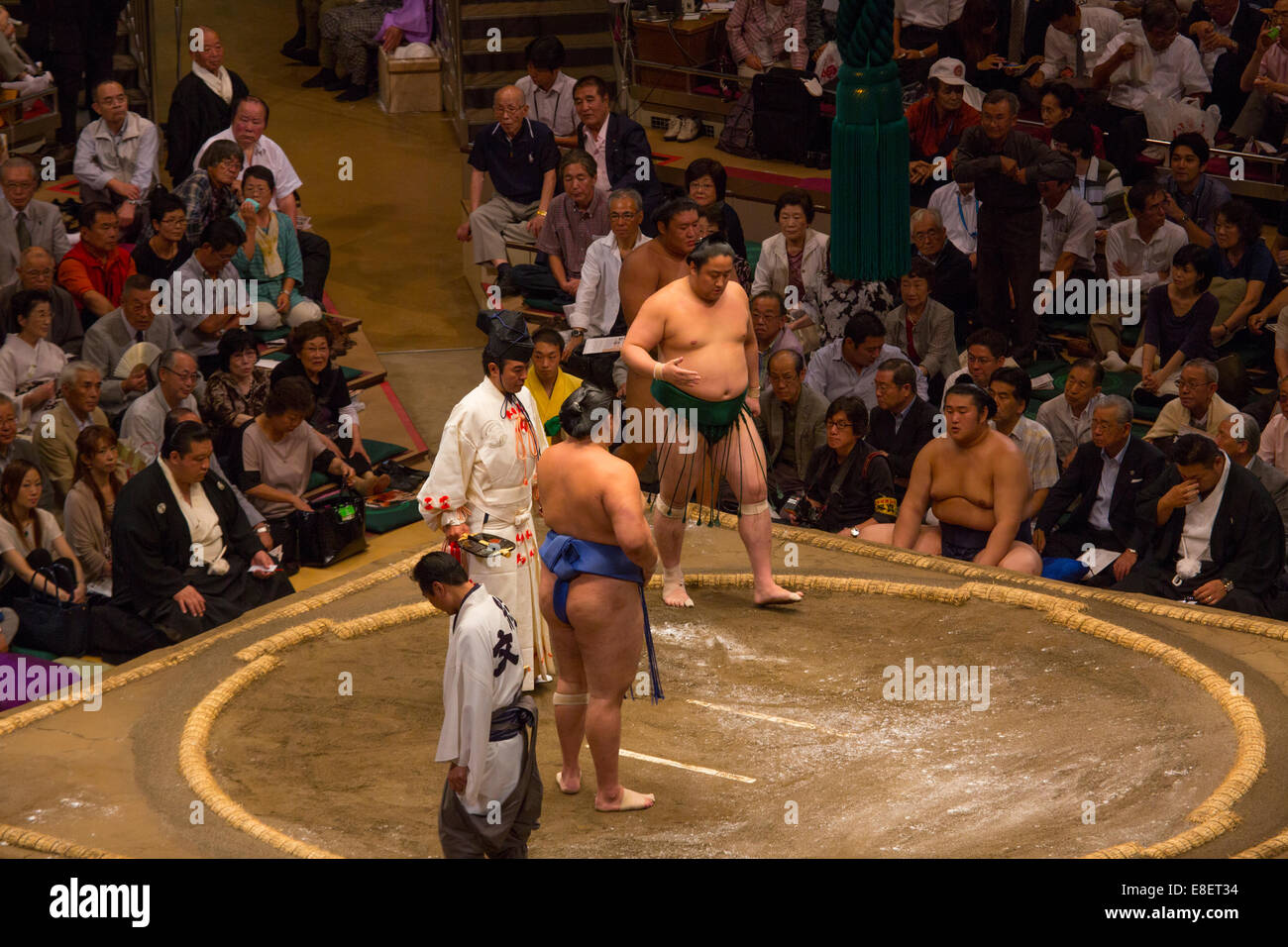 Grand Sumo-Turnier, Tokyo, Japan Stockfoto