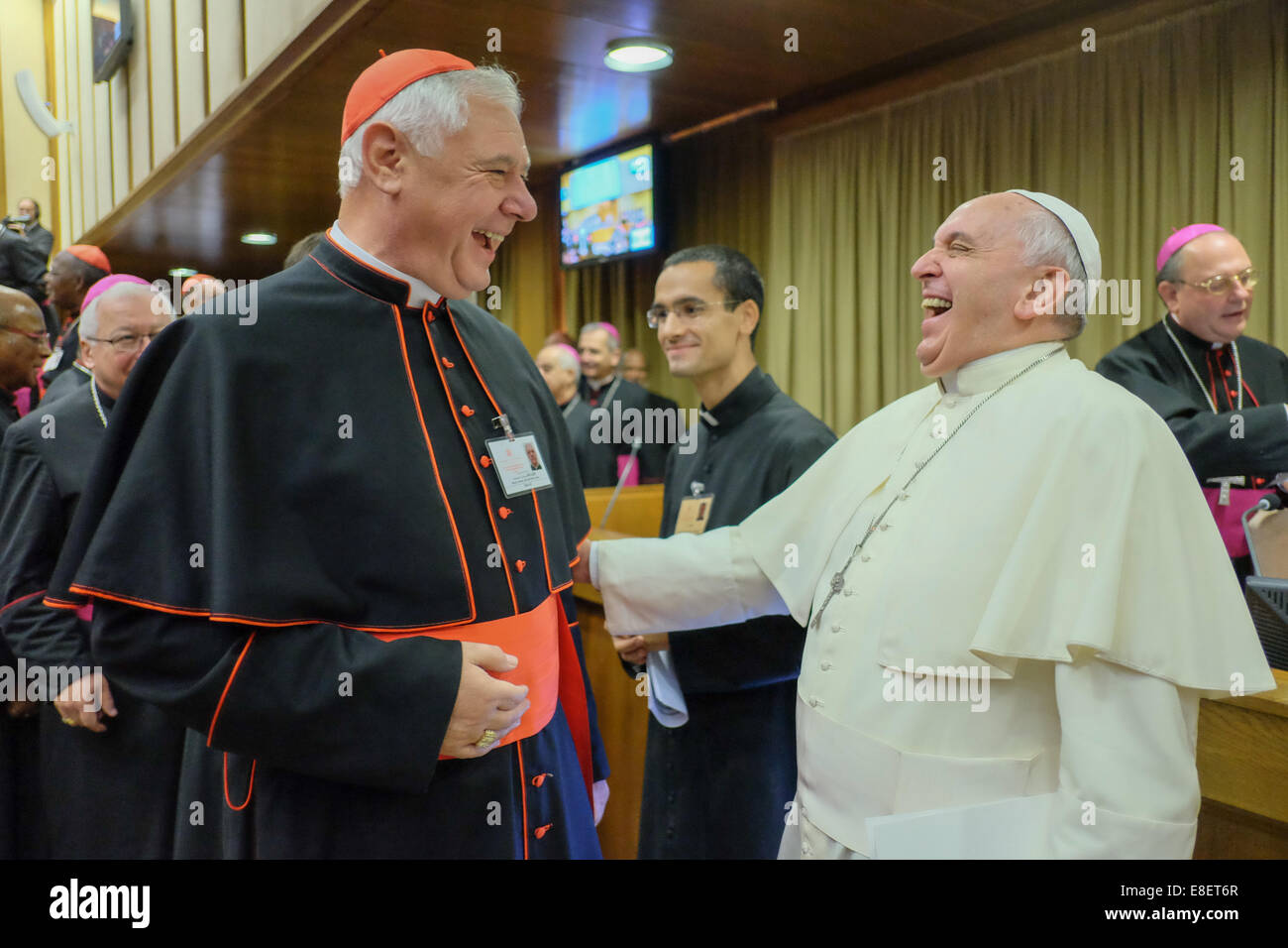 Vatikan-Stadt. 6. Oktober 2014. Kredit-Papst Francis Assist am ersten Tag der Familie Synode, 6. Oktober 2014: wirklich Easy Star/Alamy Live News Stockfoto