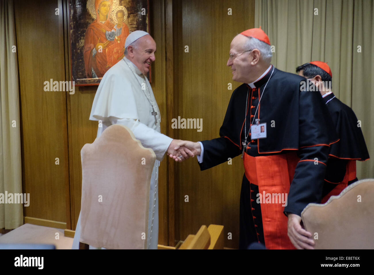 Vatikan-Stadt. 6. Oktober 2014. Kredit-Papst Francis Assist am ersten Tag der Familie Synode, 6. Oktober 2014: wirklich Easy Star/Alamy Live News Stockfoto