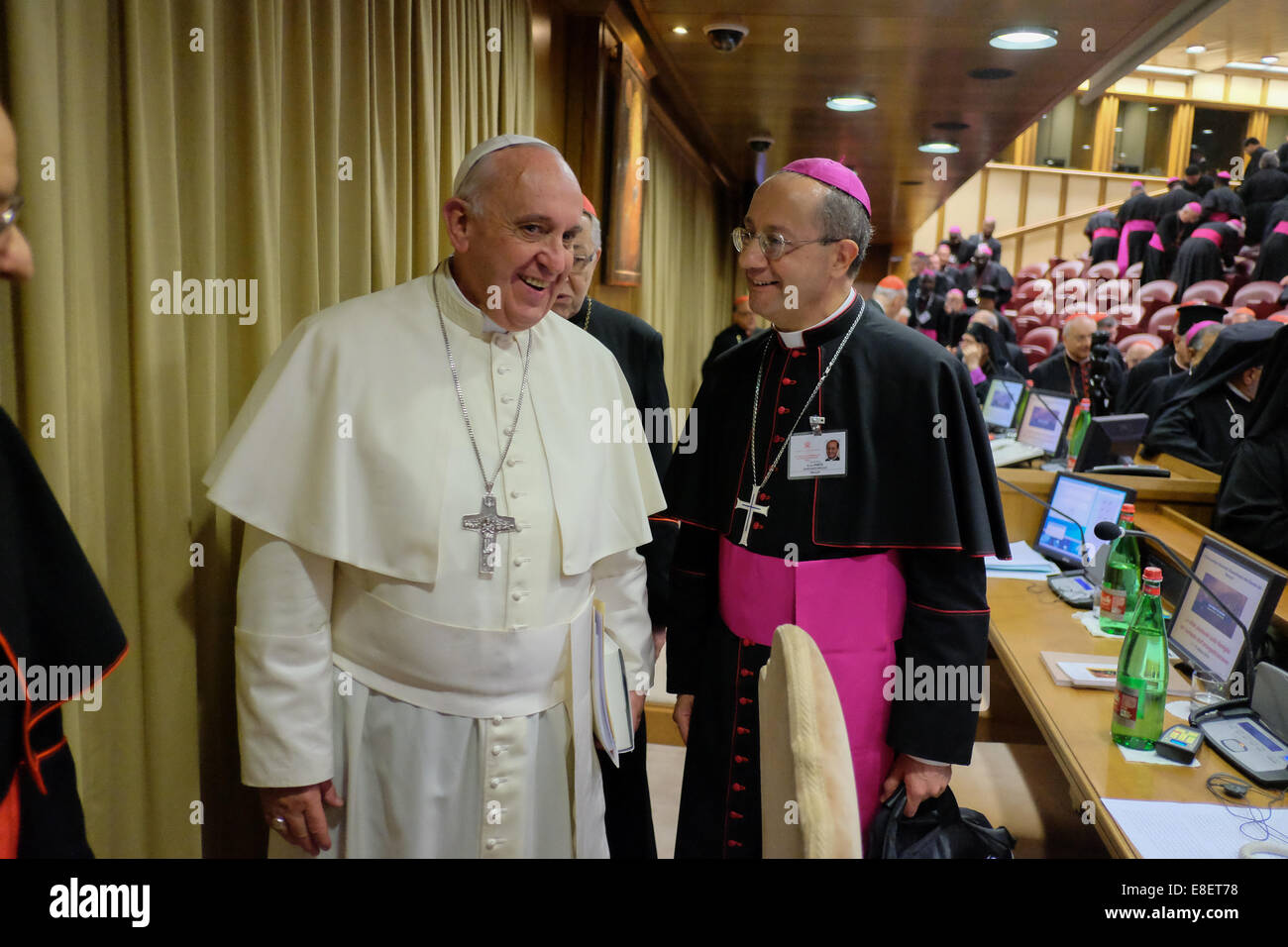 Vatikan-Stadt. 6. Oktober 2014. Kredit-Papst Francis Assist am ersten Tag der Familie Synode, 6. Oktober 2014: wirklich Easy Star/Alamy Live News Stockfoto