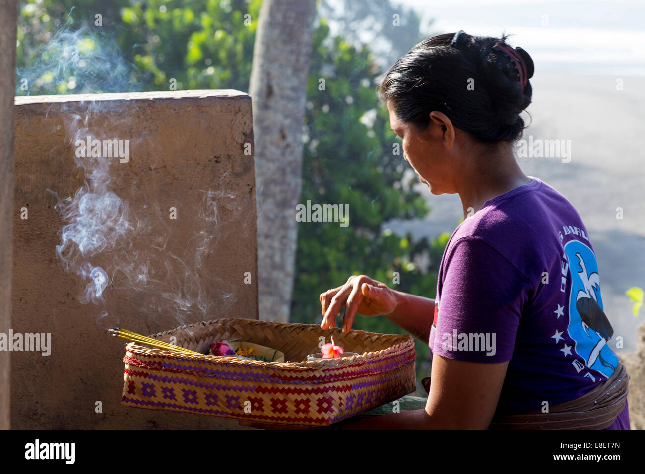 Balinesische Religion Zeremonie. Bali.Indonesia. Stockfoto Balinesische Religion Zeremonie. Bali.Indonesia. Stockfoto