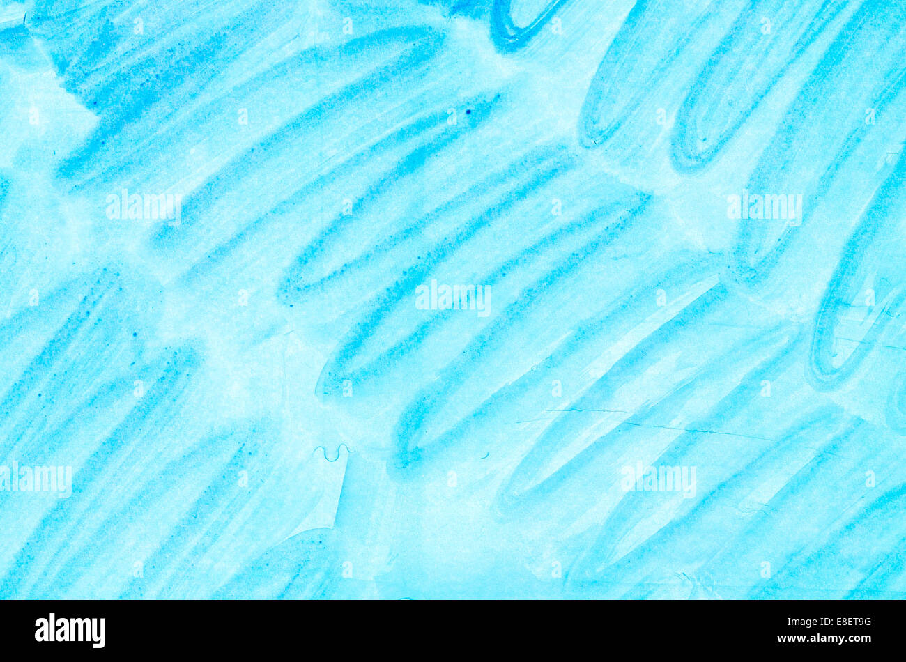 Hintergrund des blauen Aquarell Textur Stockfoto
