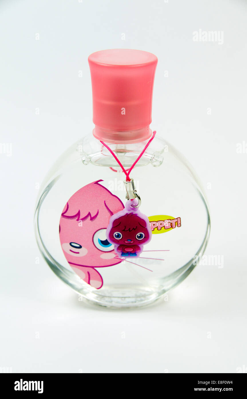 Moshi Monsters Eau De Toilette Flasche. Stockfoto