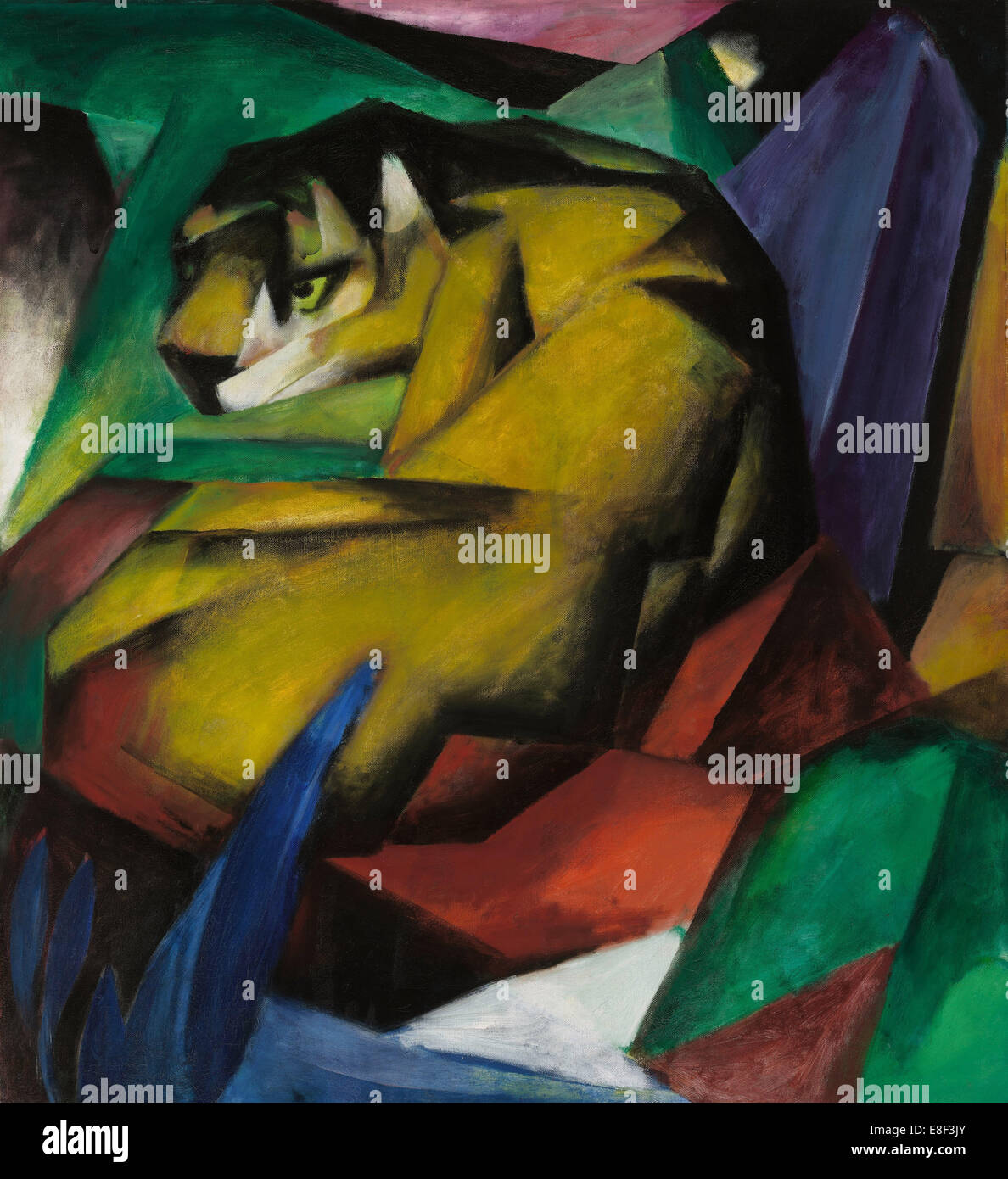Der Tiger Von Franz Marc