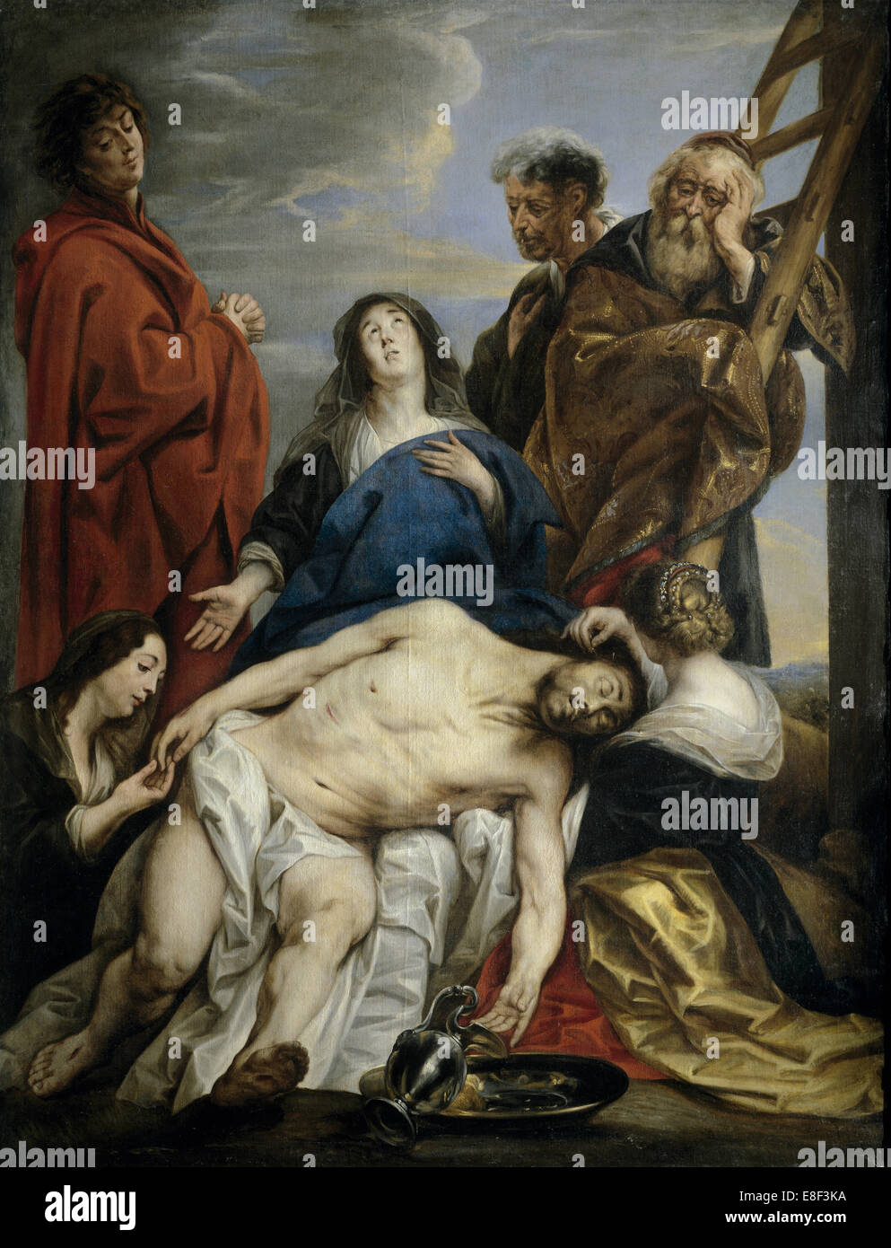 Pietà. Künstler: Jordaens, Jacob (1593-1678) Stockfoto