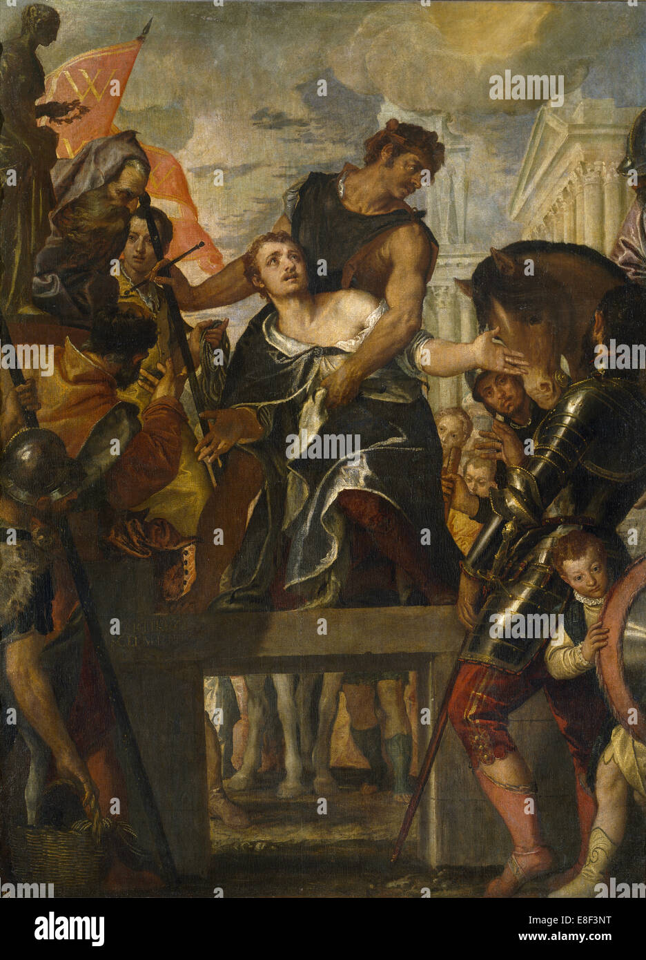 Das Martyrium des Heiligen Menas. Künstler: Veronese, Paolo (1528-1588) Stockfoto