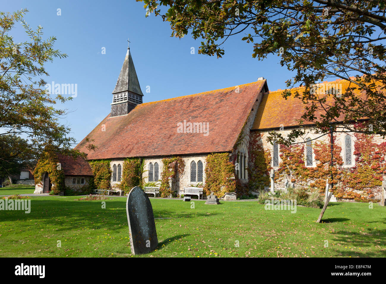 St Peter Kirche, Selsey, West Sussex Stockfoto