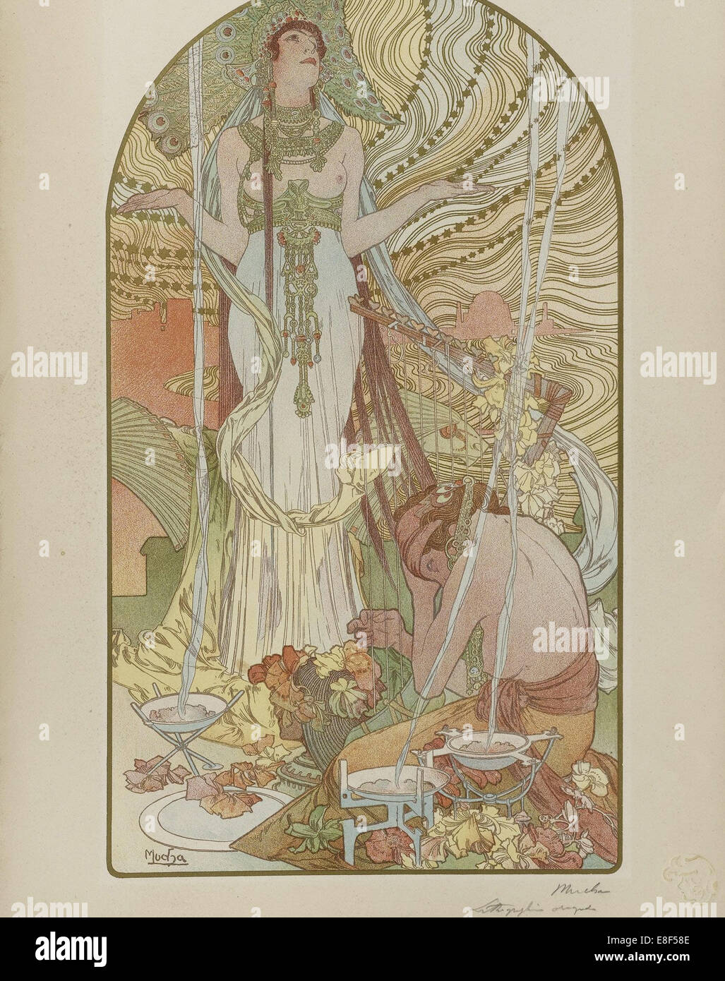 Salammbô. Künstler: Mucha, Alfons Marie (1860-1939) Stockfoto