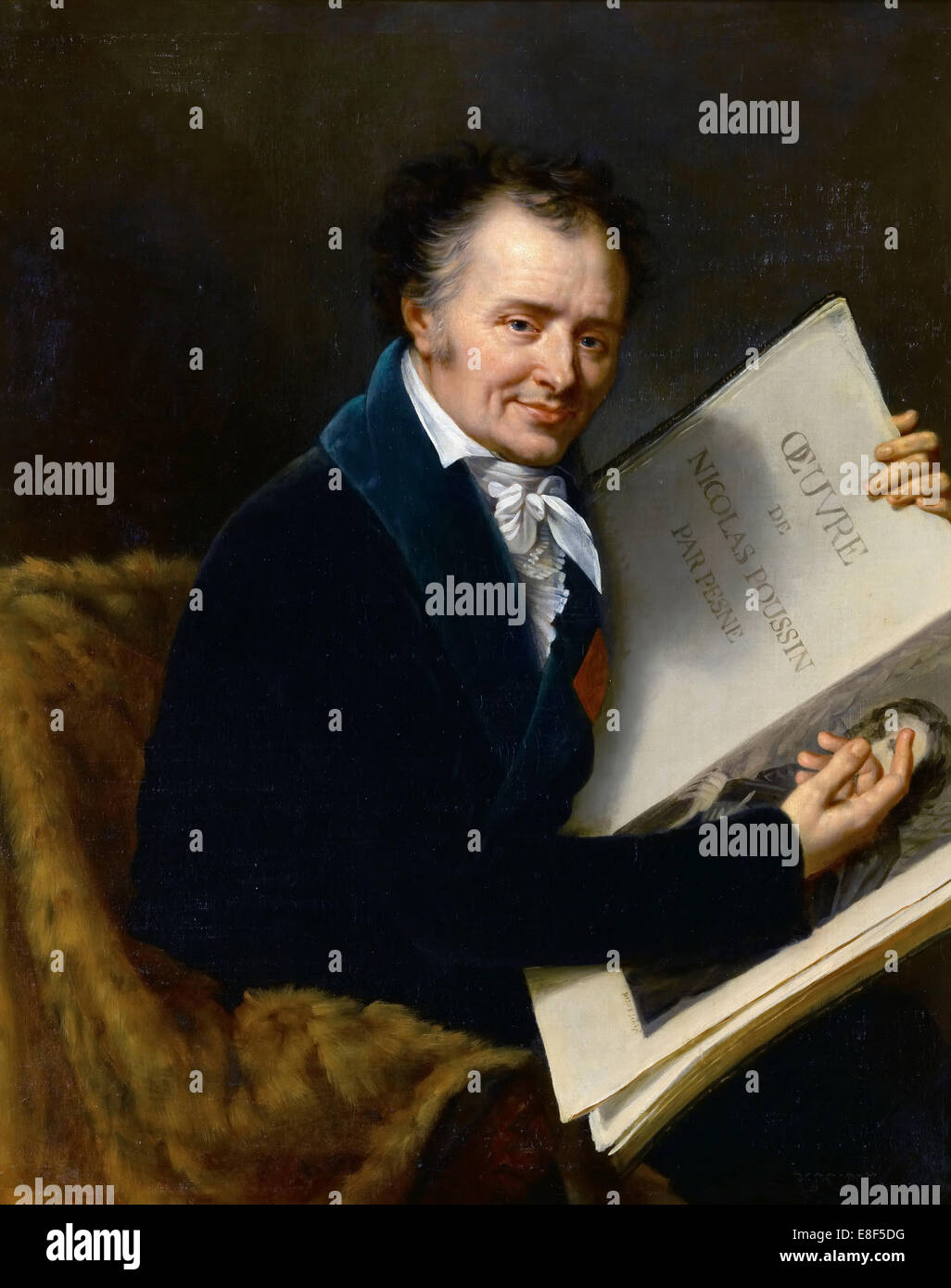 Porträt von Dominique-Vivant Denon (1747-1825). Künstler: Lefévre, Robert (1756-1830) Stockfoto