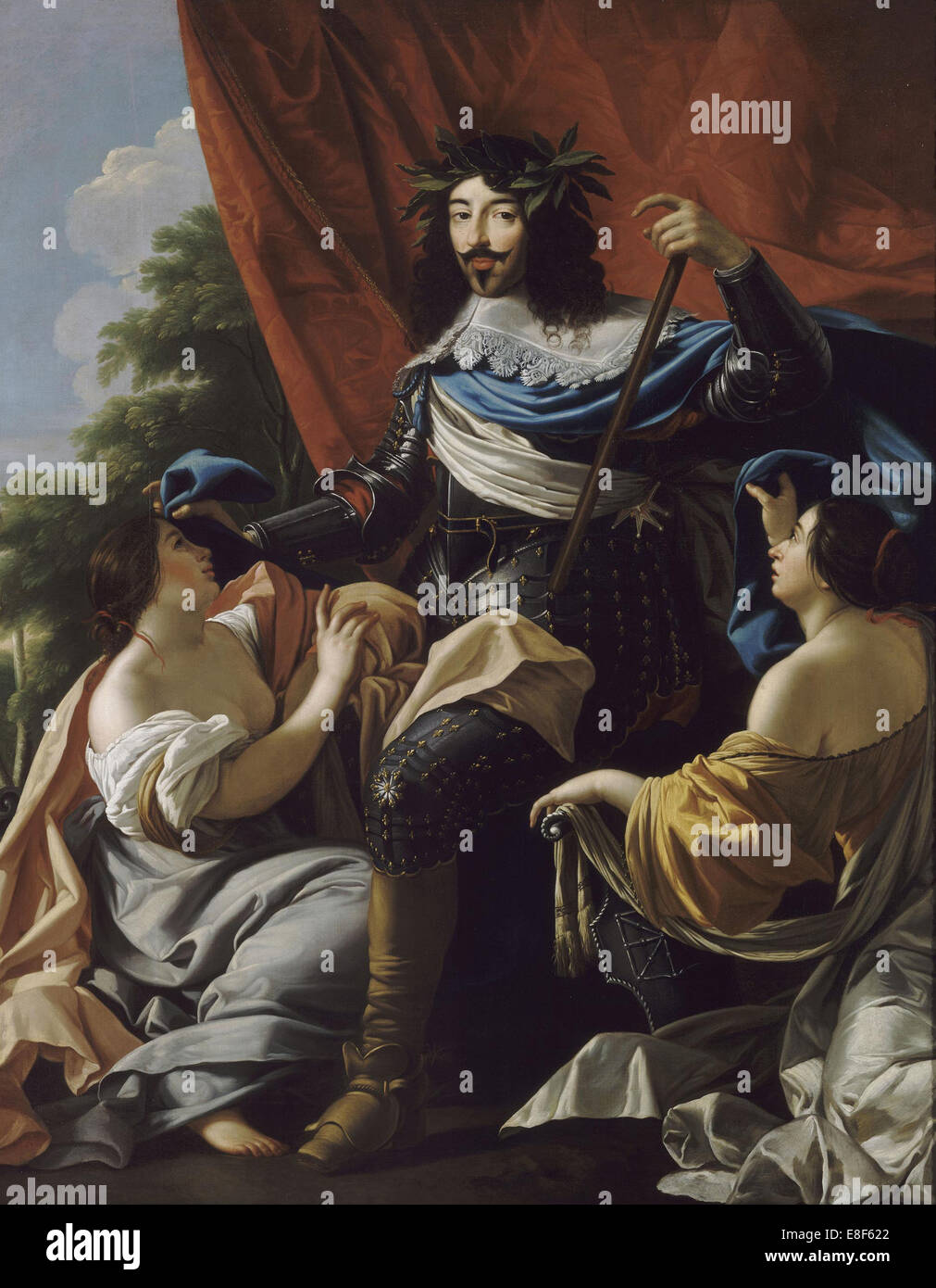 Porträt von Louis XIII von Frankreich (1601-1643). Künstler: Vouet, Simon, (Schule) Stockfoto