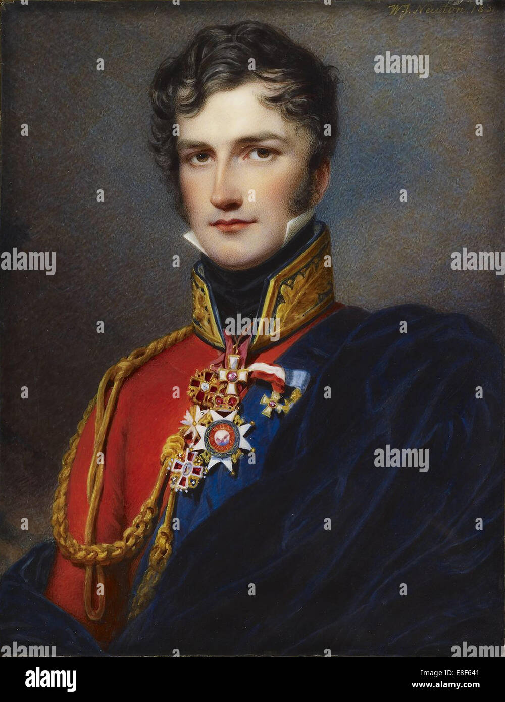 Leopold i., König der Belgier (1790-1865). Künstler: Newton, William John (1785-1869) Stockfoto
